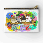 Click here to buy this Merry Christmas Finches Zipper Pouch! Merry Christmas Finches Zipper Pouch