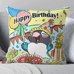 Click here to buy this Black masked lovebird happy birthday parrot Pillow! Black masked lovebird happy birthday parrot Pillow