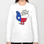 Crazy Chicken Lady of Texas Long Sleeve T-Shirt