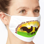 Authentically Proven Crazy Chicken Lady Mask