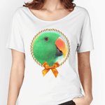 Eclectus Parrot Realistic Painting T-Shirt