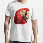 Click here to buy this Scarlet Macaw Parrot Realistic Painting T-Shirt! Scarlet Macaw Parrot Realistic Painting T-Shirt