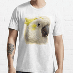 Click here to buy this Sulphur Crested Cockatoo Realistic Painting T-Shirt! Sulphur Crested Cockatoo Realistic Painting T-Shirt