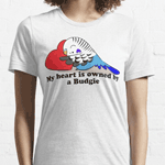 Click here to buy this My Heart Belongs To A Blue Budgie T-Shirt! My Heart Belongs To A Blue Budgie T-Shirt