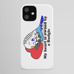 My Heart Belongs To A Blue Budgie iPhone Case