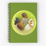 Click here to buy this Munia Finches Realistic Painting Spiral Notebook! Munia Finches Realistic Painting Spiral Notebook