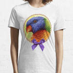 Rainbow Lorikeet Realistic Painting T-Shirt