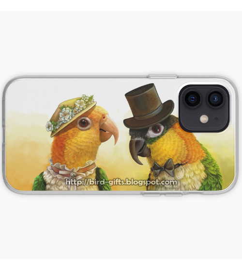 Mr & Mrs Caique Realistic Painting iPhone Case