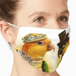 Mr & Mrs Caique Realistic Painting Mask
