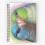 Pacific Parrotlet Parrot Realistic Painting Notebook