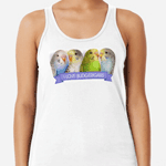 I Love Budgerigars Realistic Painting Tank Top