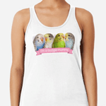 I'm A Budgie Mommy Realistic Painting Tank Top