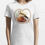 Owl Finches Realistic Painting Realistic Painting T-Shirt