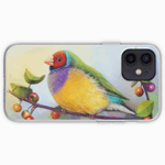 Gouldian Finch Realistic Painting iPhone Case