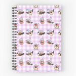 Click here to buy this Zebra finch cute cartoon pink chekered pattern Notebook! Zebra finch cute cartoon pink chekered pattern Notebook