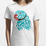 Blue Ringneck Parrot Tattoo T-Shirt