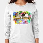Merry Christmas Finches Long Sleeve T-Shirt