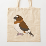 Society finch cartoon drawing Tote Bag