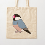 Java sparrow cartoon drawing Tote Bag