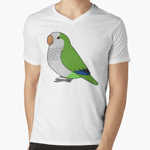 Click here to buy this Cute fluffy wild green quaker parrot cartoon drawing T-Shirt! Cute fluffy wild green quaker parrot cartoon drawing T-Shirt