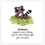 Kindness is free Sticker