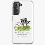 I'm happy I play with you Samsung Galaxy Phone Case