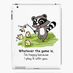 I'm happy I play with you iPad Case