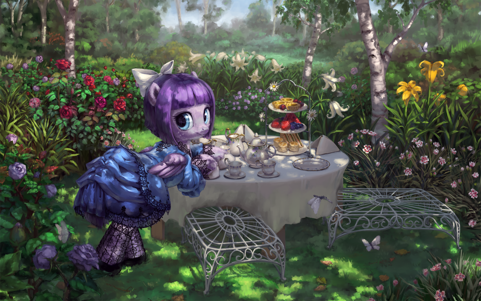 Lulu Belle Prepares Tea