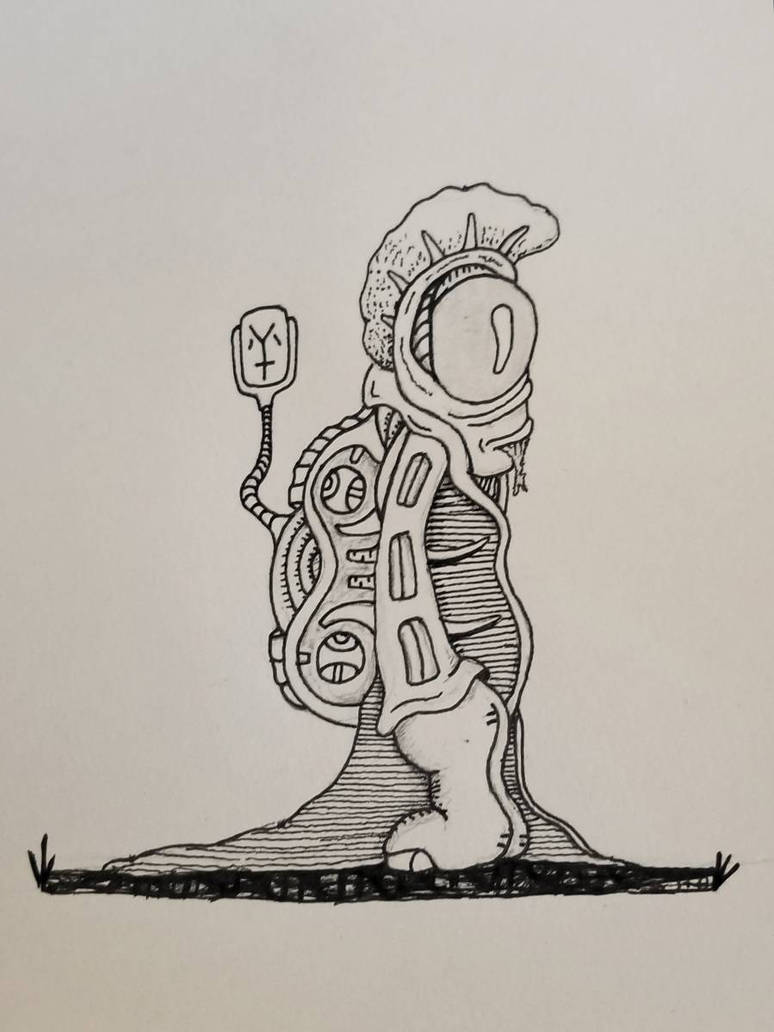 Just a chillin' lil space dude. by MikesWeirdArt on DeviantArt