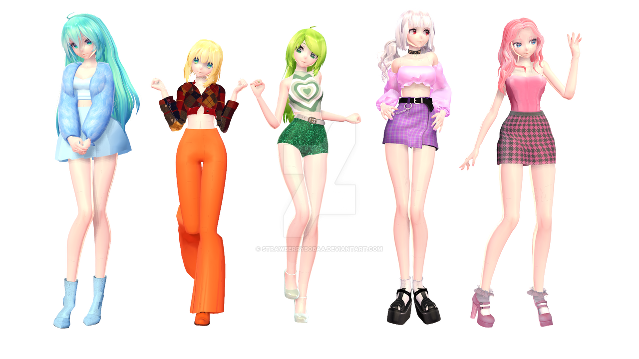 Mmd Color MMD || TDA Color Coded Models ||DL! by StrawberryBobaa on DeviantArt