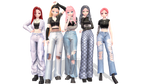 Queendom2 Viviz x Kep1er Purr Models || DL by StrawberryBobaa