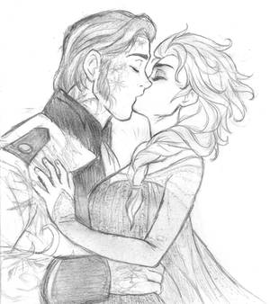 Frozen kiss - Hans and Elsa