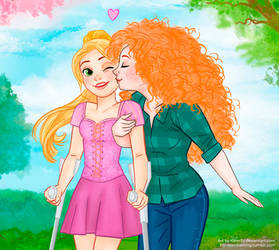 Rapunzel and Merida 3 [Commission]