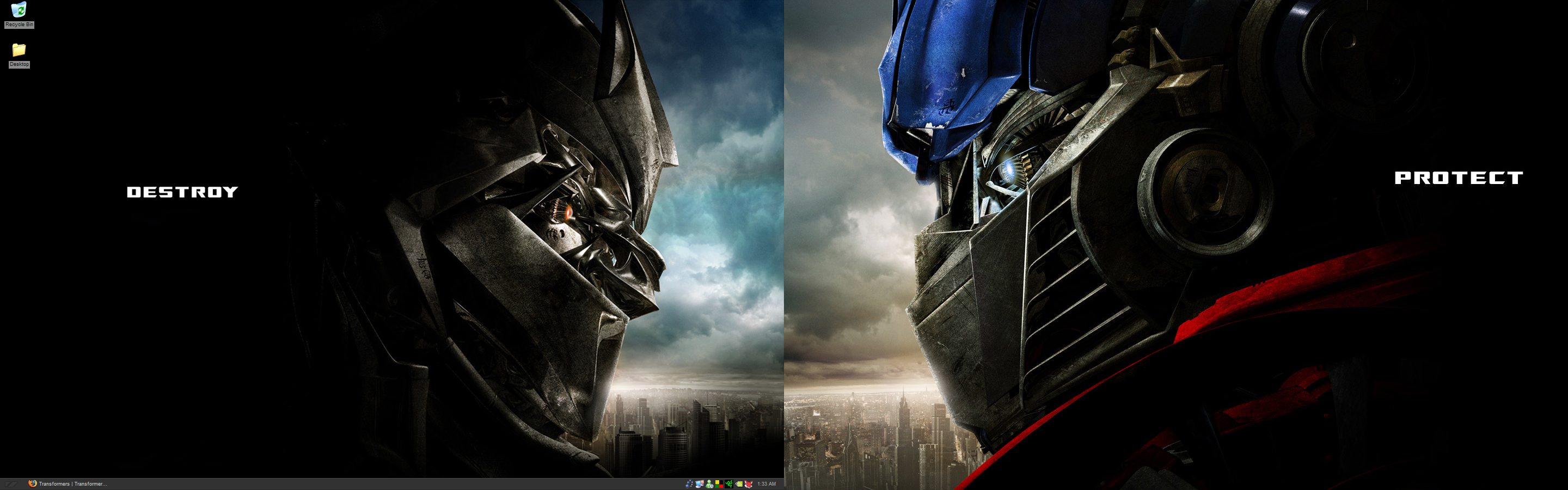 Transformers Dual Screen