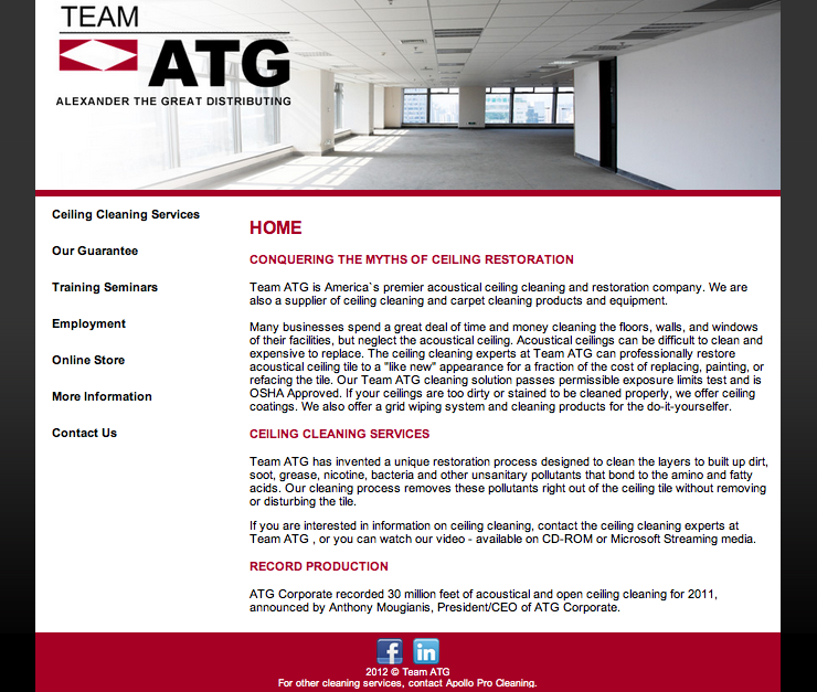 Team ATG - Website Design