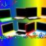 MMD - Colorful Laptops + DL