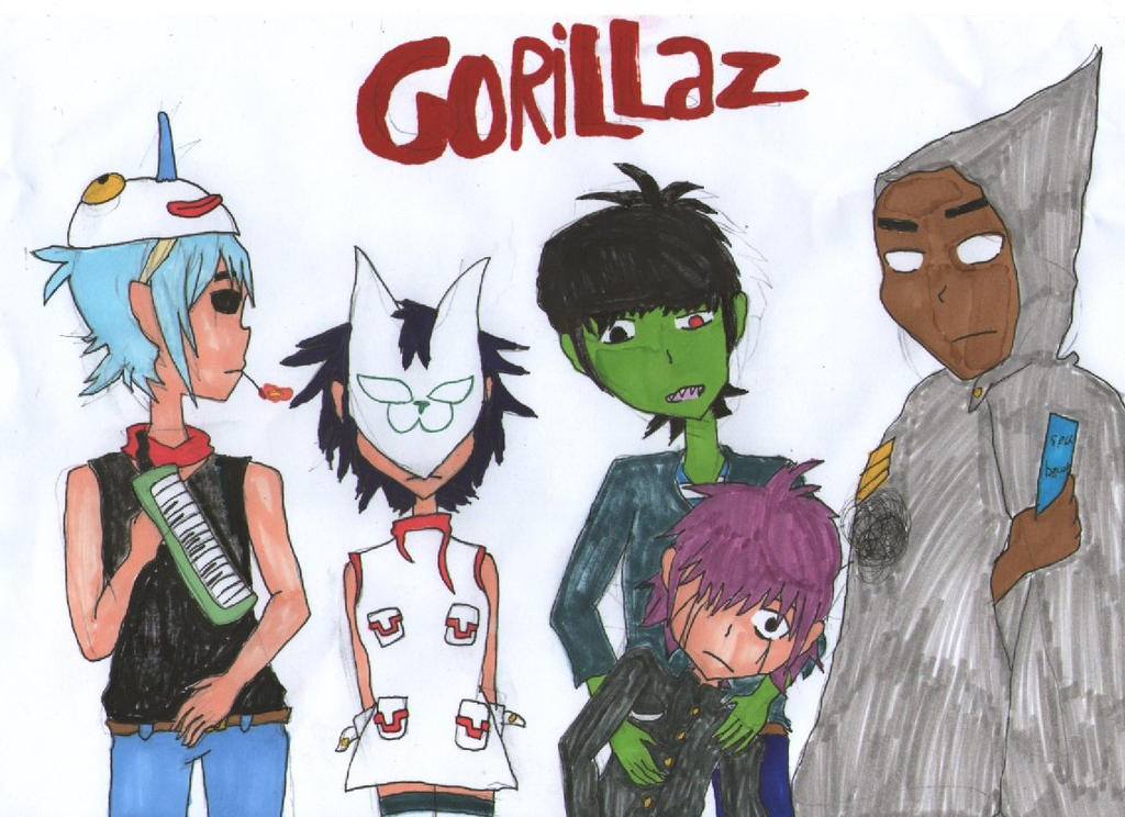 Gorillaz Phase 3 by mangaartgirl2000 on DeviantArt