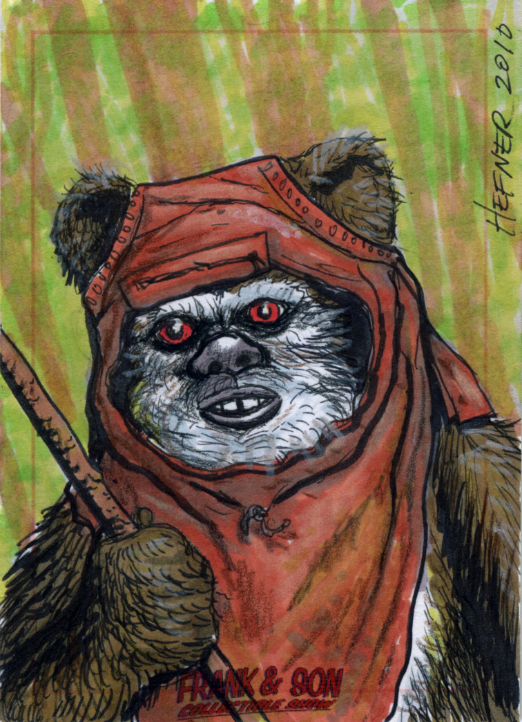 Wicket Exlusive Sketch CArd