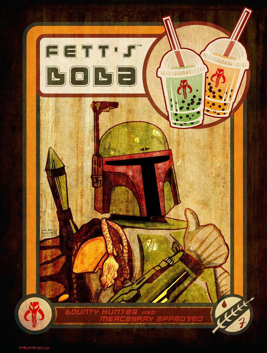 Fett's Boba - Boba Fett Star Wars Propaganda Art