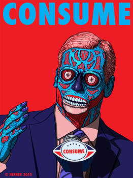 Roger Goodell NFL Commissioner CONSUME They Live