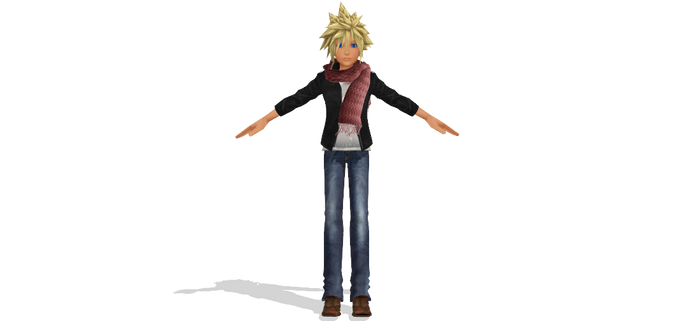 [MMD] Kingdom Hearts Cloud Strife Winter