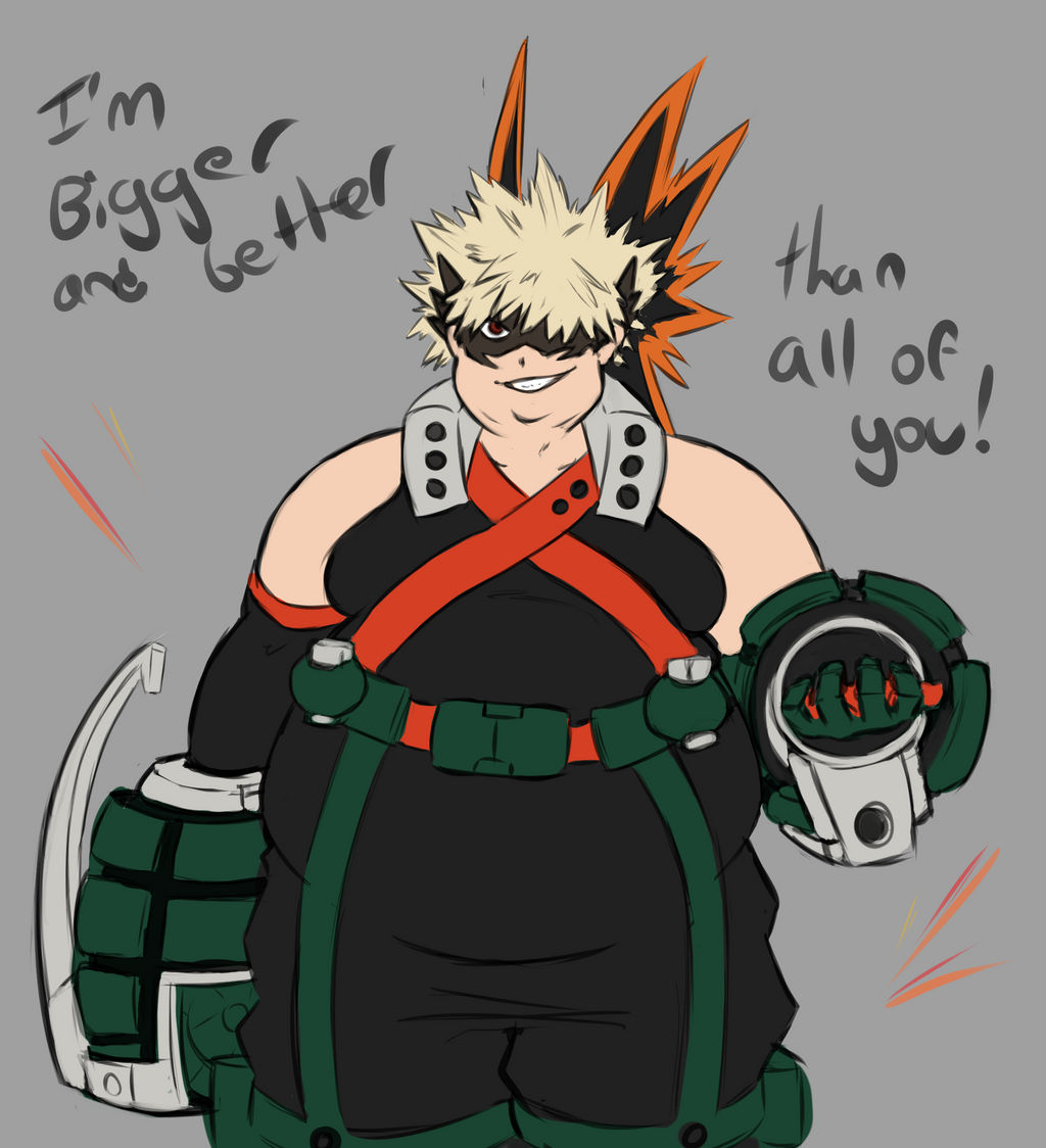 Katsuki angry fat boy by BLISHYTHEBlSHY on DeviantArt