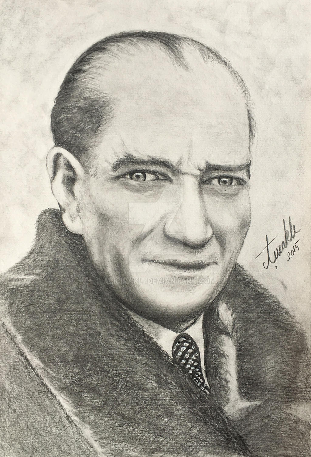 mustafa kemal ataturk karakalem by