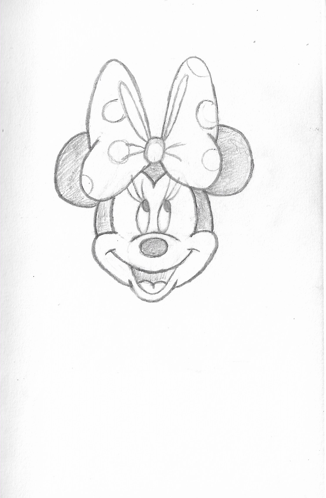 Drawing of Minnie Mouse by MCArtW on DeviantArt