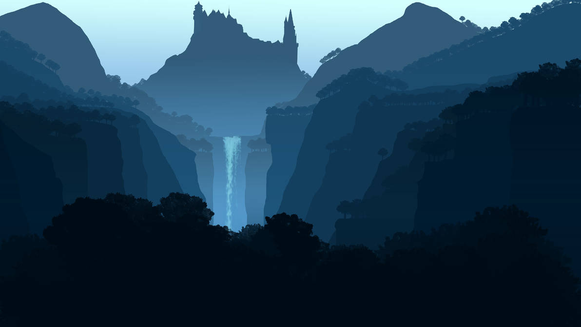 2d Scenery Example 2D Landscape practice by RhysBriers on DeviantArt