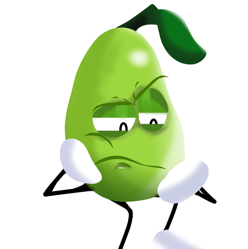 The Pear from shovelwares brain game by blueok1 on DeviantArt