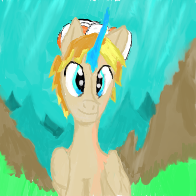 Crystal Horn Alicorn: Ethan Pow Delta self draw