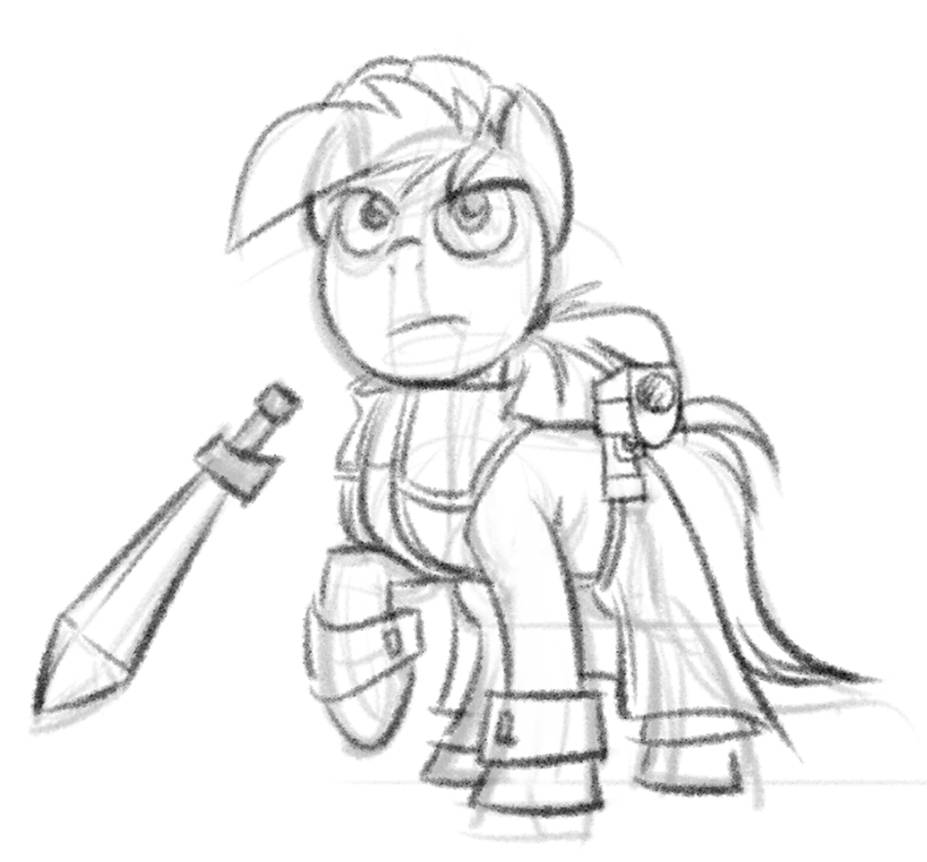 Ponified Ethan Pow Sketch by EthanPow