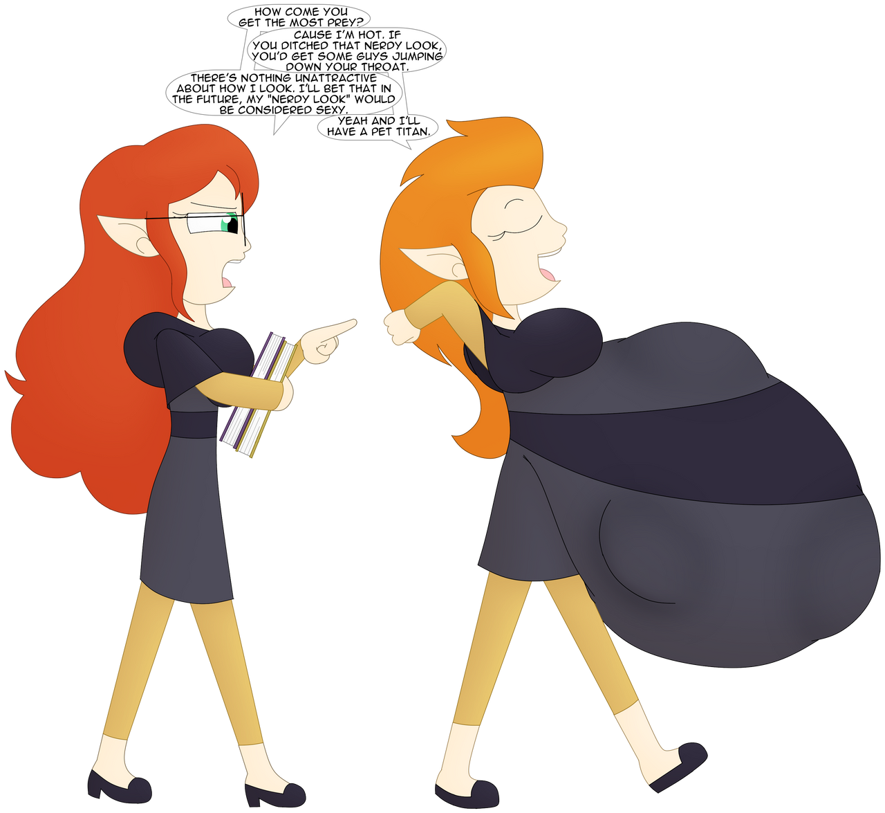 Sibling Argument by VoreToons on DeviantArt