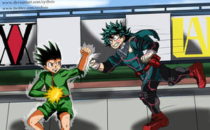 Gon vs Deku (HxH/MHA)